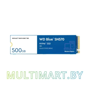 SSD диск WD Blue SN570 500GB (WDS500G3B0C)